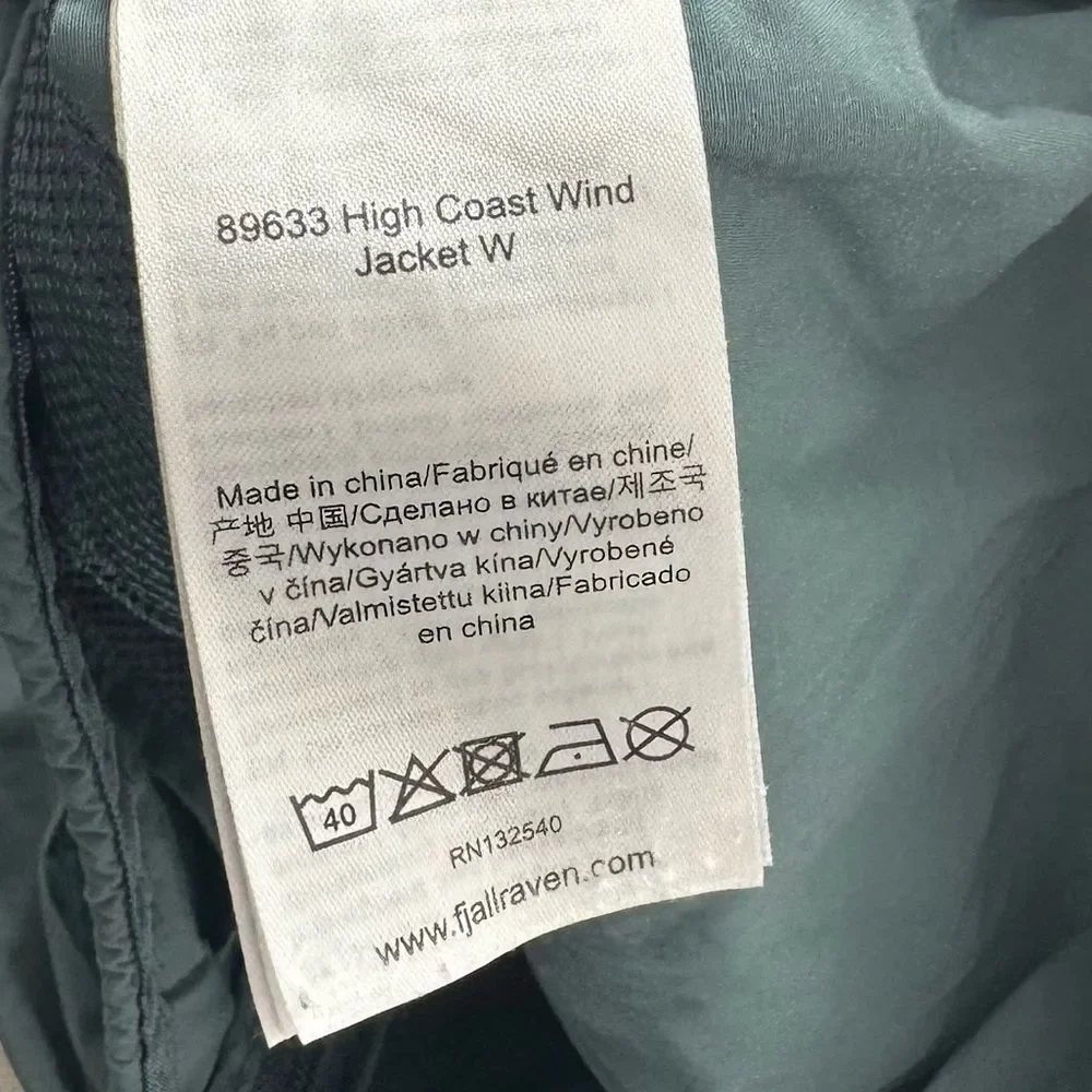 Fjallraven High Coast Wind Jacket Women’s Storm Size Large - Picture 11 of 12